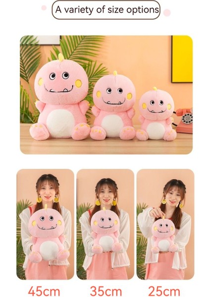 Sevimli Küçük Dinozor Bebek Peluş Oyuncak Yeşil (Yurt Dışından)