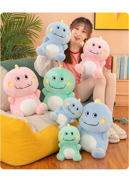 Sevimli Küçük Dinozor Bebek Peluş Oyuncak Yeşil (Yurt Dışından)