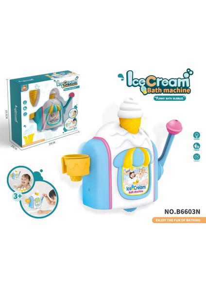 Dondurma Bubble Maker Bebek Eğlenceli Banyo Oyuncak (Yurt Dışından)