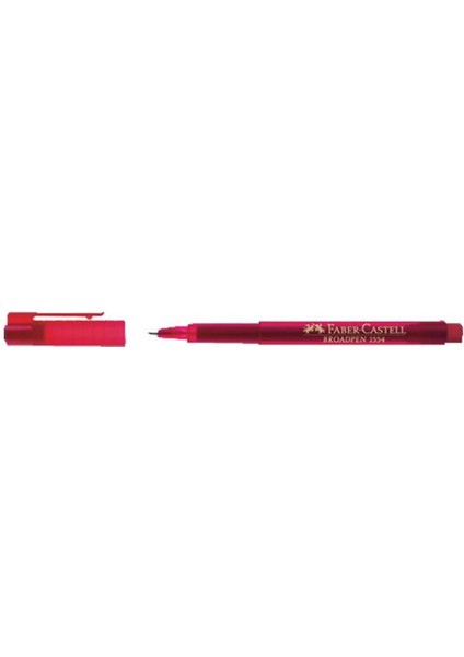 Faber Castell Broadpen Ince Uçlu Kalem Kırmızı