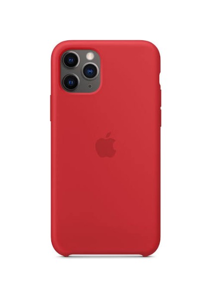 Apple iPhone 12 - 12 Pro Silikon Kılıf Kırmızı