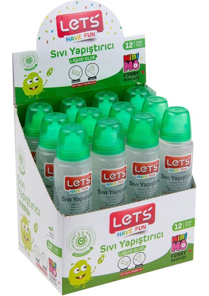 Lets Sıvı Yapıştırıcı Çift Uçlu 45 ml L-10145 (Adet)