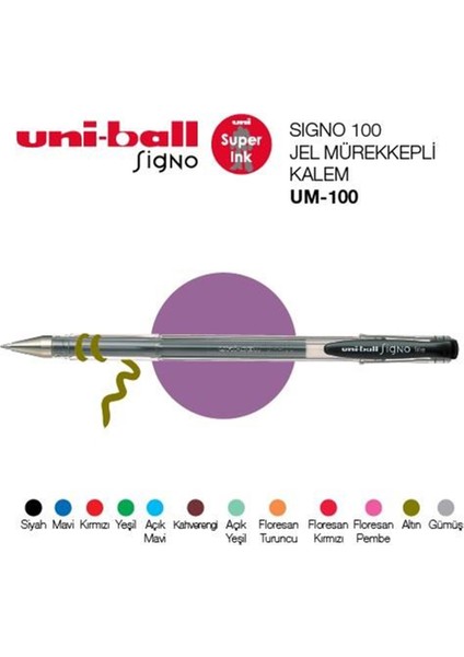 Uniball Signo Jel Kalem Fine 0.7 Siyah