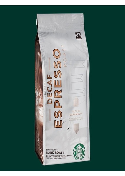 Starbucks® Decaf Espresso Roast 250 gr Çekirdek Kahve