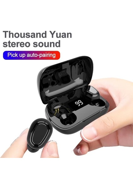 L21 Pro Tws Bluetooth Kablosuz Kulaklıklar Su Geçirmez Stereo Kulak Içi Spor Kulaklıkları iPhone Huawei Xiaomi Müzik Kulaklık(Yurt Dışından) modelleri