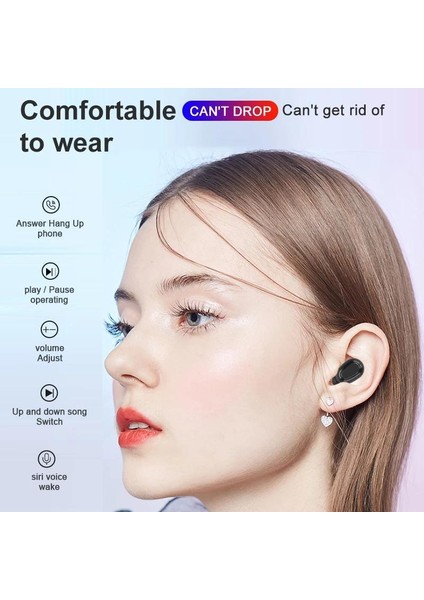 L21 Pro Tws Bluetooth Kablosuz Kulaklıklar Su Geçirmez Stereo Kulak Içi Spor Kulaklıkları iPhone Huawei Xiaomi Müzik Kulaklık(Yurt Dışından) indirimleri