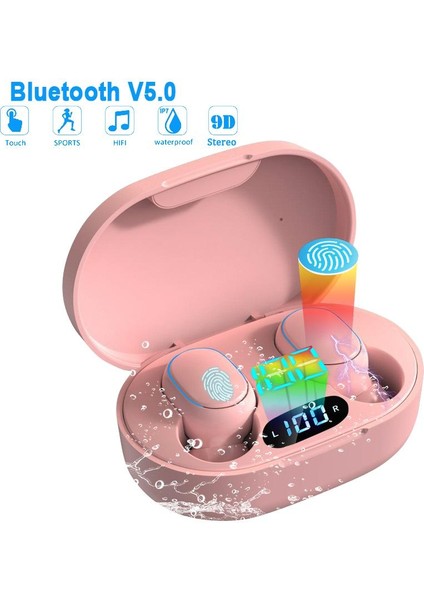 E7S Kablosuz Kulaklıklar 5.0 Bluetooth Kulaklık Hıfı Kayıpsız Ses Kulaklıkları Spor Mini Tws Akıllı Telefonlar Için Kulakiçi fiyatları