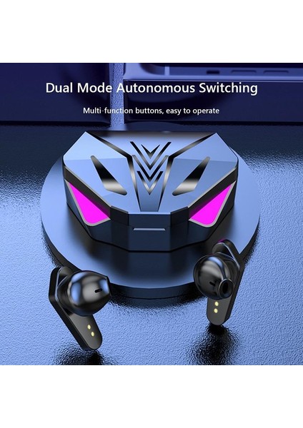 Yeni Oyun Kulaklıkları Bluetooth Kablosuz Kulaklık 5.0 Tws LED Ekranlı Kulaklık Gamer Moda Handsfree Kulakiçi fiyatları