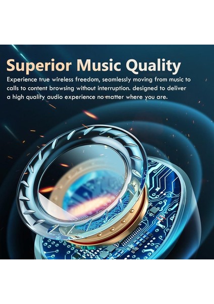 Kablosuz Kulaklıklar 2200MAH Şarj Kutusu Spor Suya Dayanıklı Kulakiçi Bluetooth 5.0 Kulaklık Mikrofonlu Kulaklıklar indirimleri