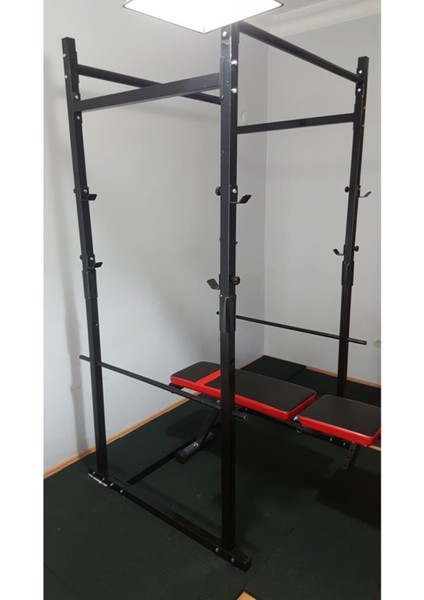Profesyonel Kafes Rack Squat Bench Incline Istasyonu