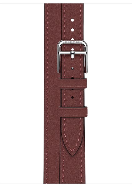 Hermes Kordon Double Attelage Apple Watch 38/40/41MM Uyumlu ( Logolu)