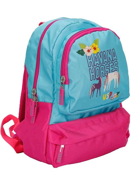 At Desenli Mavi Kırmızı Anaokulu Çantası PLÇAN22051 fiyatları