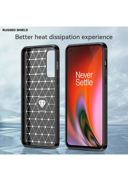 Oneplus Nord 2 5g Için Koruyucu Telefon Kılıfı - Siyah (Yurt Dışından)