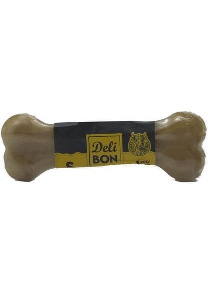 Deli Bon Deri Pres Kemik 12 cm S Boy Naturel x 6 Adet