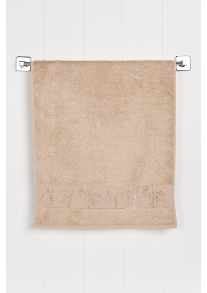 Nurpak Bambu Yüz Havlusu 50x90 - Vizon