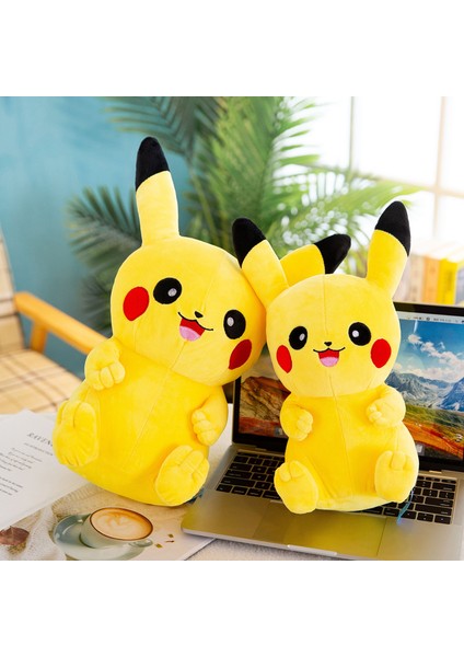 Pikachu Peluş Bebek Karikatür Pikachu Bebek Bebek (25CM)(Yurt Dışından)