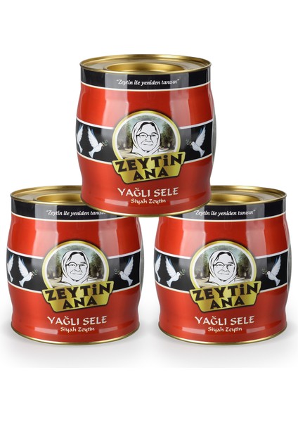 3 Adet 2 kg Gemlik Zeytini Tirilye (S)