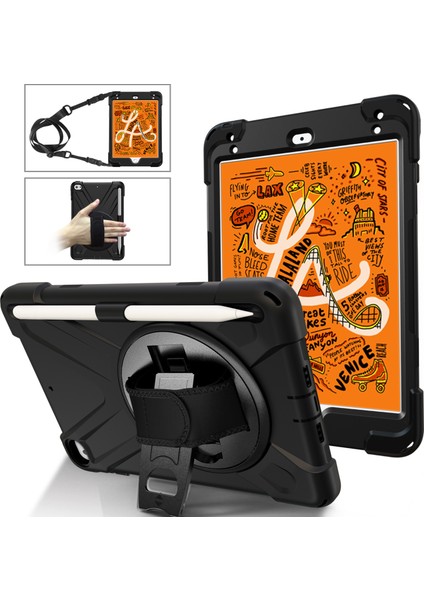 iPad Mini (2019) Için Tablet Kılıfı - Siyah (Yurt Dışından)