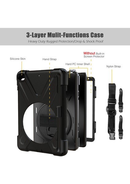 iPad Mini (2019) Için Tablet Kılıfı - Siyah (Yurt Dışından) fiyatları