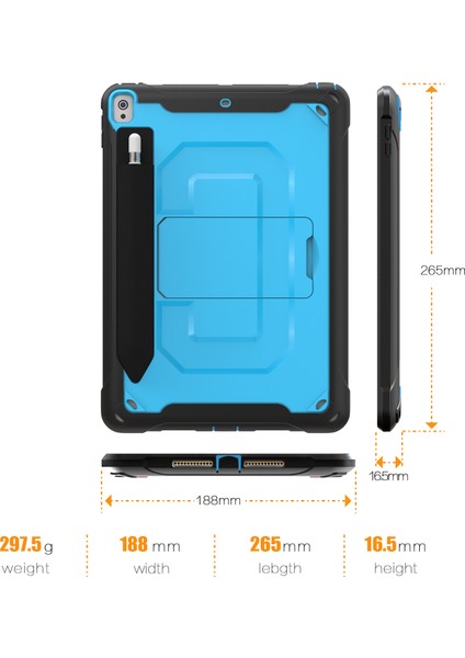 iPad Air (2019) Için Tablet Kılıfı - Mavi (Yurt Dışından) indirimleri