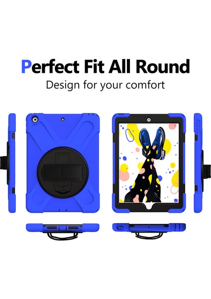 iPad 10.2 (2020) Için Tablet Kılıfı - Mavi (Yurt Dışından) fiyatları