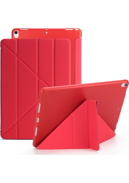 iPad Air (2019) Için Tablet Kılıfı - Kırmızı (Yurt Dışından)