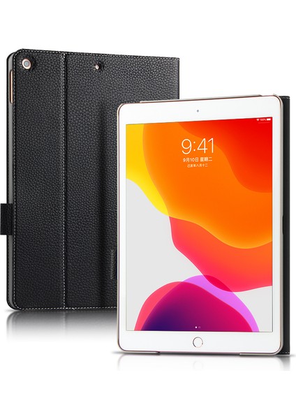 iPad 10.2 (2020) Için Tablet Kılıfı - Siyah (Yurt Dışından)