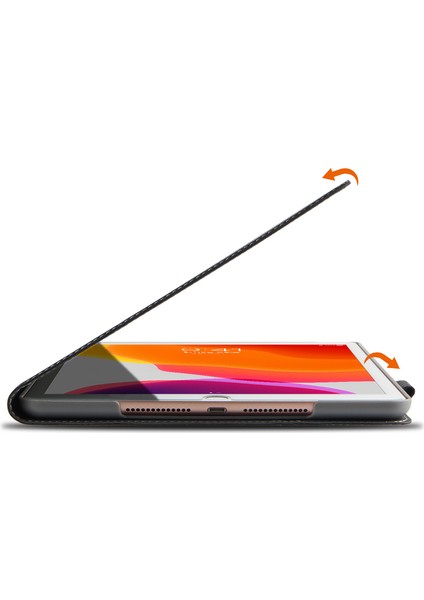 iPad 10.2 (2020) Için Tablet Kılıfı - Siyah (Yurt Dışından)