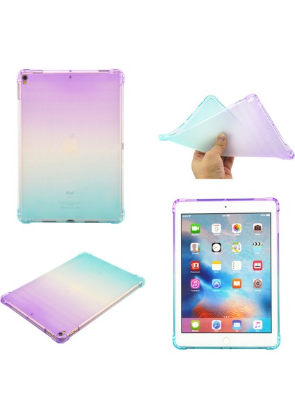 iPad Air (2019) Için Tablet Kılıfı - Mor Yeşil (Yurt Dışından)