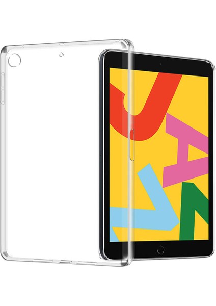 iPad 10.2 (2020) Için Tablet Kılıfı - Şeffaf (Yurt Dışından)
