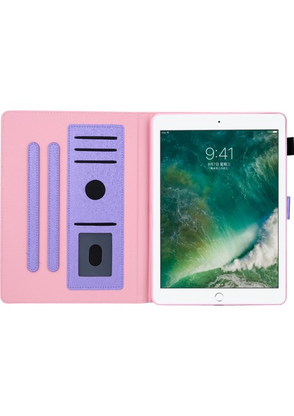 iPad 9.7 (2018) Için Tablet Kılıfı - Mor (Yurt Dışından) fırsatları