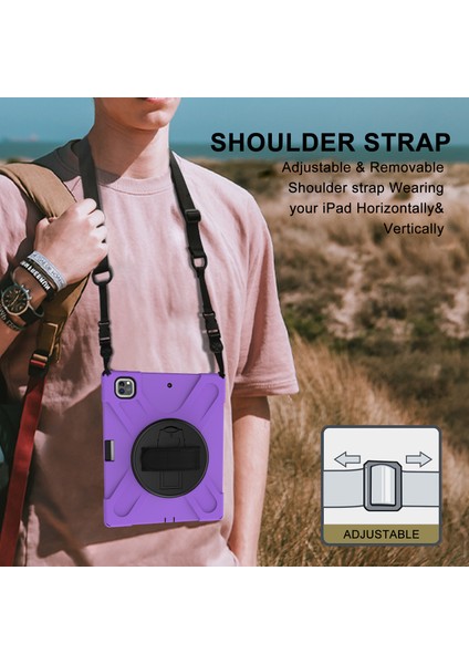 iPad Pro 12.9-Inch (2020) Için Tablet Kılıfı - Mor (Yurt Dışından) indirimleri