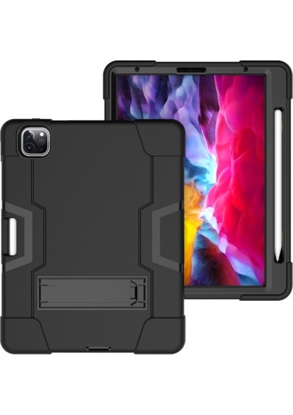 iPad Pro 12.9-Inch (2021) Için Tablet Kılıfı - Siyah (Yurt Dışından)