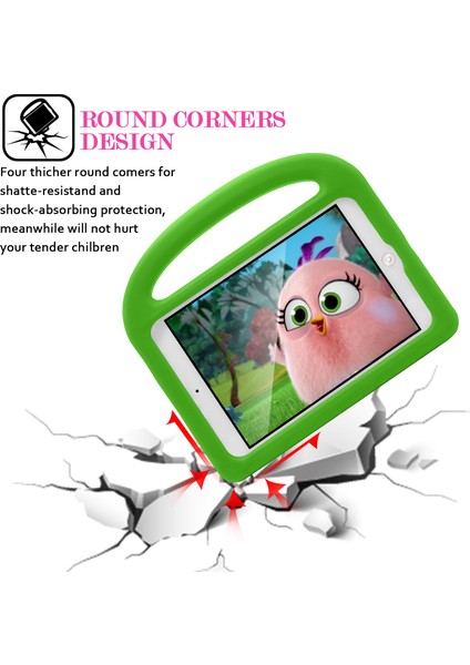 iPad 4 Için Tablet Kılıfı - Yeşil (Yurt Dışından)