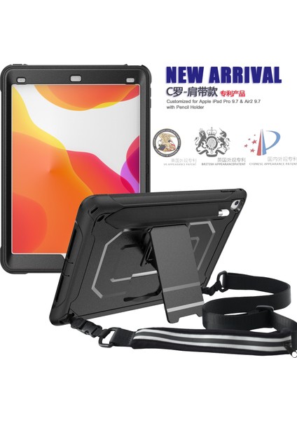 iPad Pro 9.7 Için Tablet Kılıfı - Siyah (Yurt Dışından) fırsatları