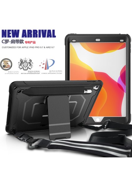 iPad Pro 9.7 Için Tablet Kılıfı - Siyah (Yurt Dışından) indirimleri