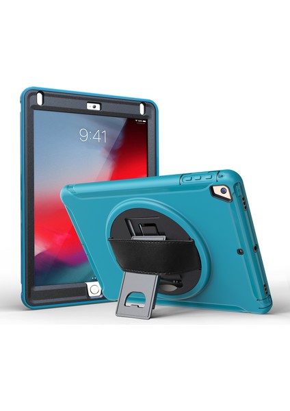 iPad 9.7 (2018) Için Tablet Kılıfı - Açık Mavi (Yurt Dışından)