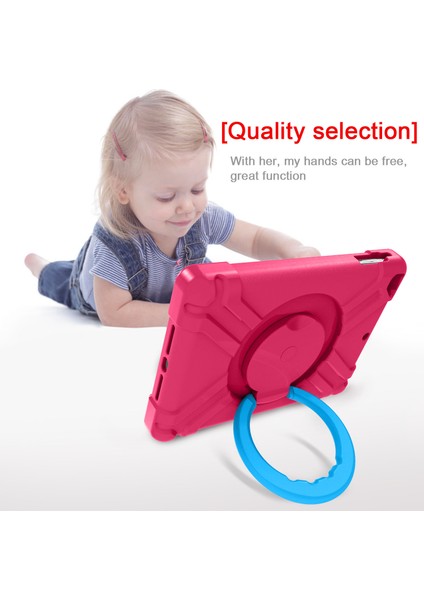 iPad Air 2 Için Tablet Kılıfı - Pembe / Mavi (Yurt Dışından)