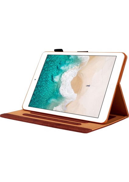 iPad Air (2019) Için Tablet Kılıfı - Koyu Kahverengi (Yurt Dışından)