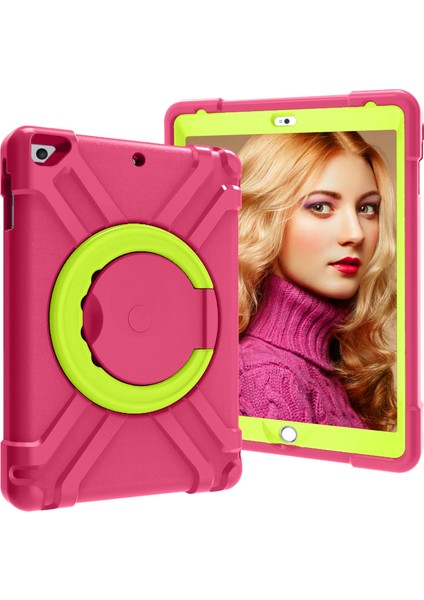 iPad Air 2 Için Tablet Kılıfı - Pembe / Sarı (Yurt Dışından)