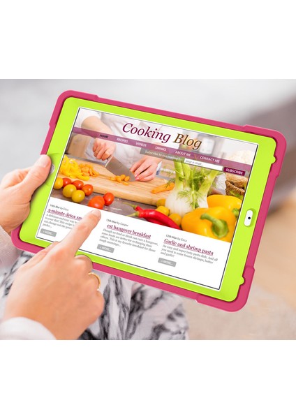 iPad Air 2 Için Tablet Kılıfı - Pembe / Sarı (Yurt Dışından) indirimleri