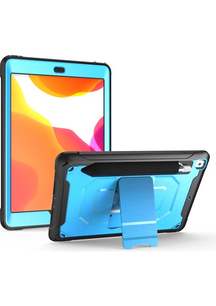 iPad 10.2 (2021) Için Tablet Kılıfı - Mavi (Yurt Dışından)