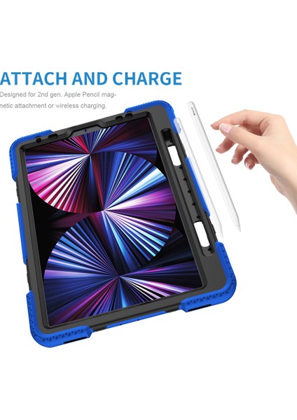 iPad Pro 11-Inch (2021) Için Tablet Kılıfı - Mavi (Yurt Dışından)