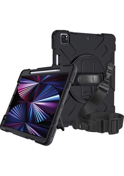 iPad Pro 11-Inch (2021) Için Tablet Kılıfı - Siyah (Yurt Dışından)