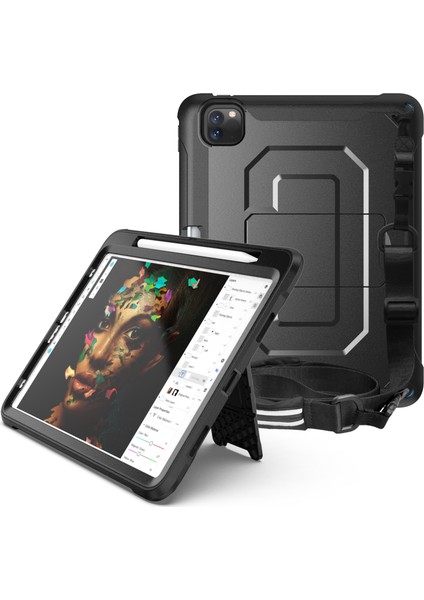iPad Pro 11-Inch (2020) Için Tablet Kılıfı - Siyah (Yurt Dışından) fiyatları