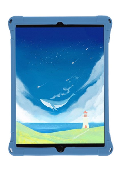iPad 10.2 (2020) Için Tablet Kılıfı - Koyu Mavi (Yurt Dışından) fırsatları