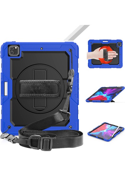 iPad Pro 12.9-Inch (2021) Için Tablet Kılıfı - Mavi (Yurt Dışından) modelleri