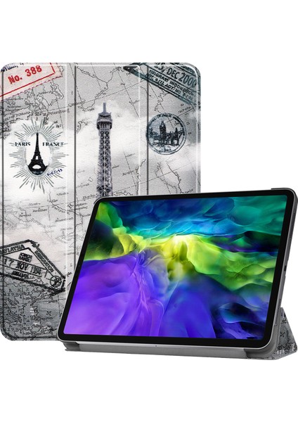 iPad Pro 11-Inch (2020) Için Tablet Kılıfı - Çok Renkli (Yurt Dışından)