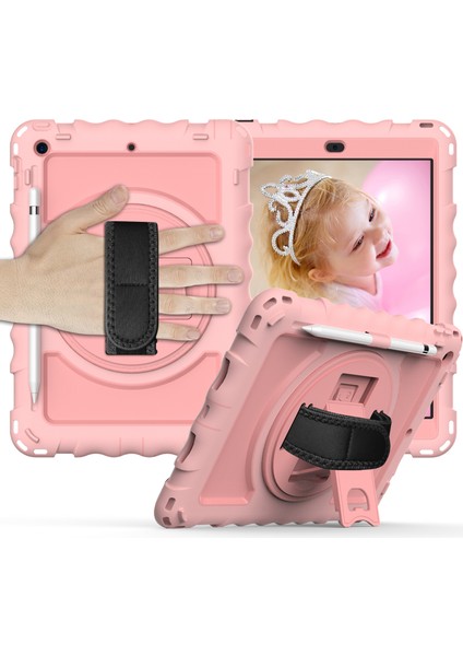 iPad 10.2 (2020) Için Tablet Kılıfı - Pembe Altın (Yurt Dışından)
