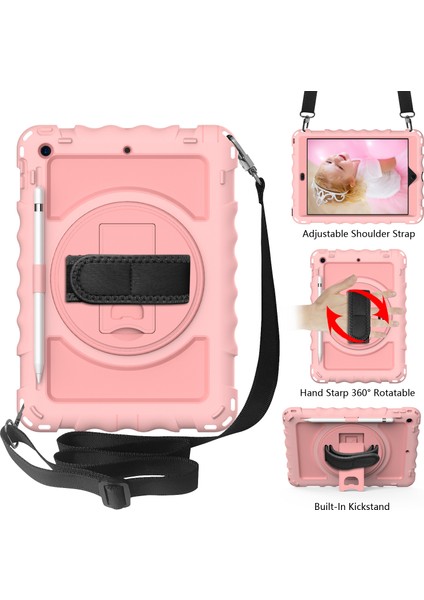 iPad 10.2 (2020) Için Tablet Kılıfı - Pembe Altın (Yurt Dışından) fiyatları